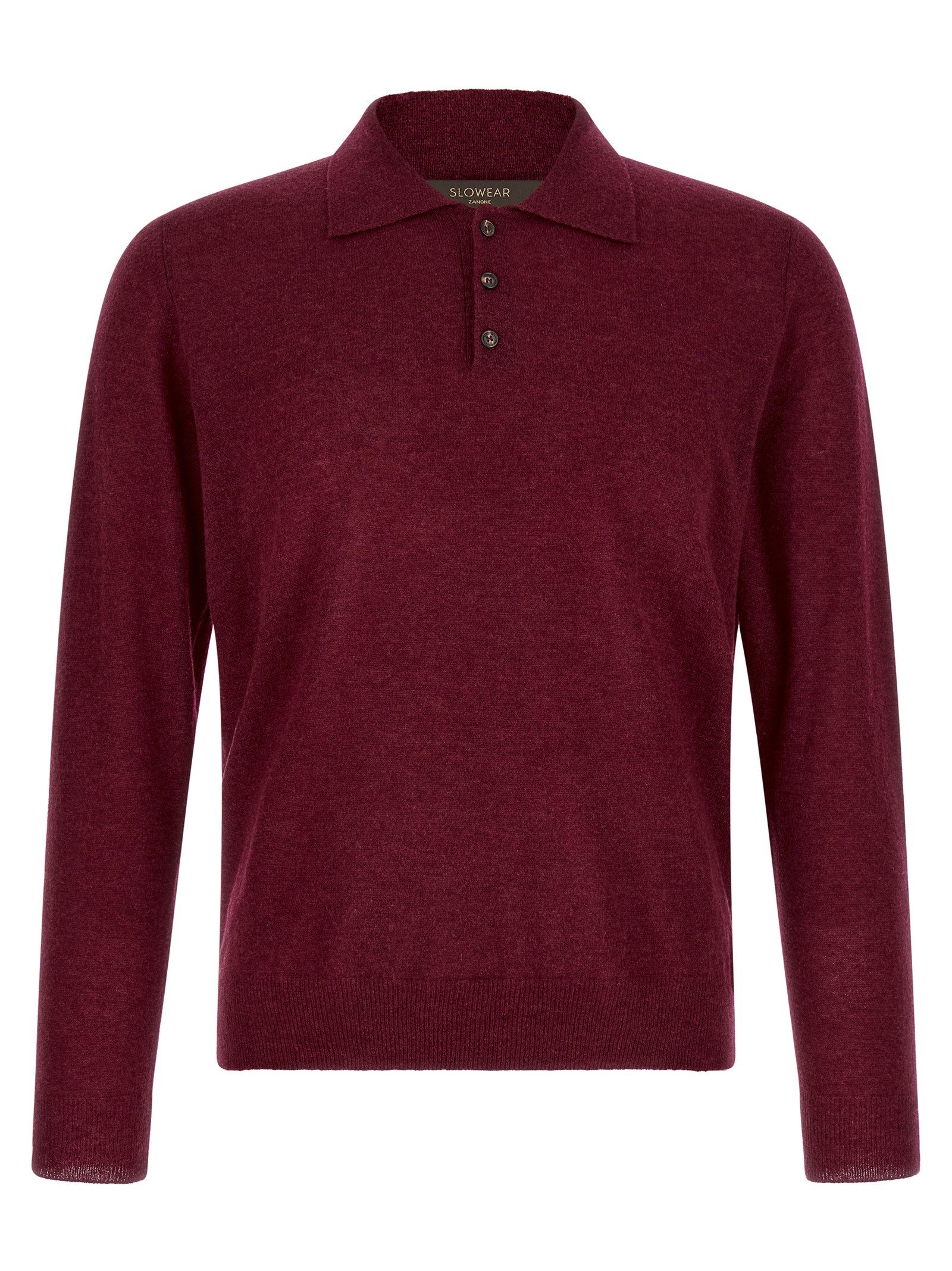 Long sleeve polo shirt