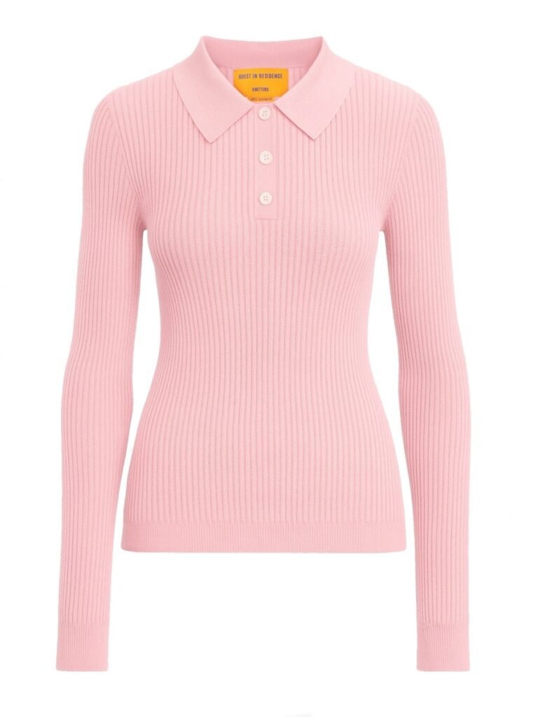 LONG SLEEVE "SHRUNKEN" POLO SHIRT