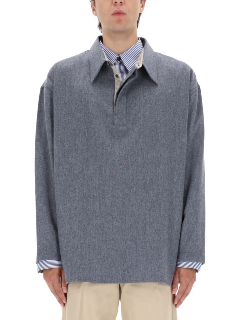 LONG-SLEEVED POLO SHIRT
