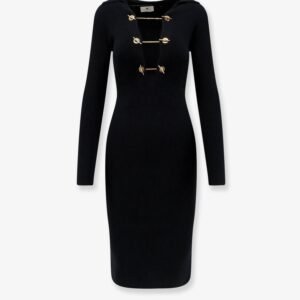 Long viscose blend dress