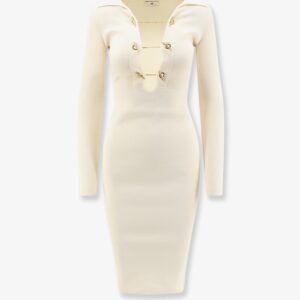 Long viscose blend dress