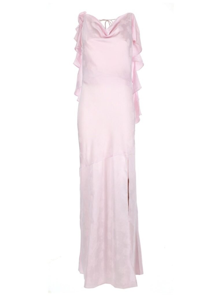 LONG "WATERFALL" DRESS