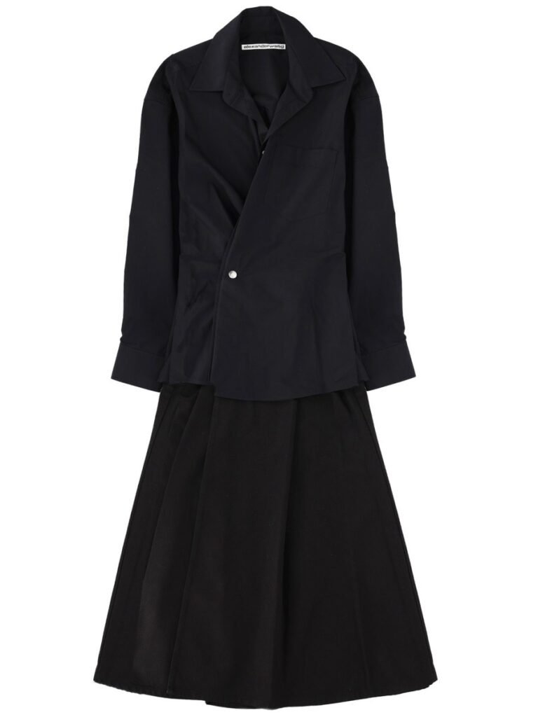 LONG WRAP DRESS