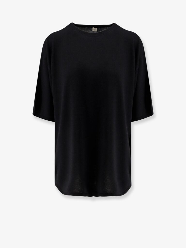 Longline wool blend sweater