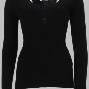 MAGLIA IN LANA CON SCOLLO A V