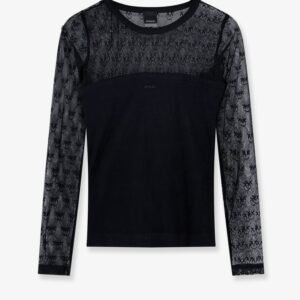 Love Birds lace jersey sweater
