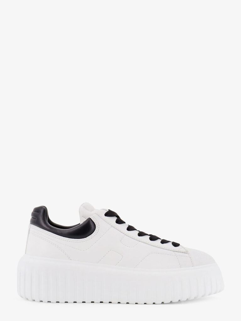 Low-top leather H-stripes sneakers