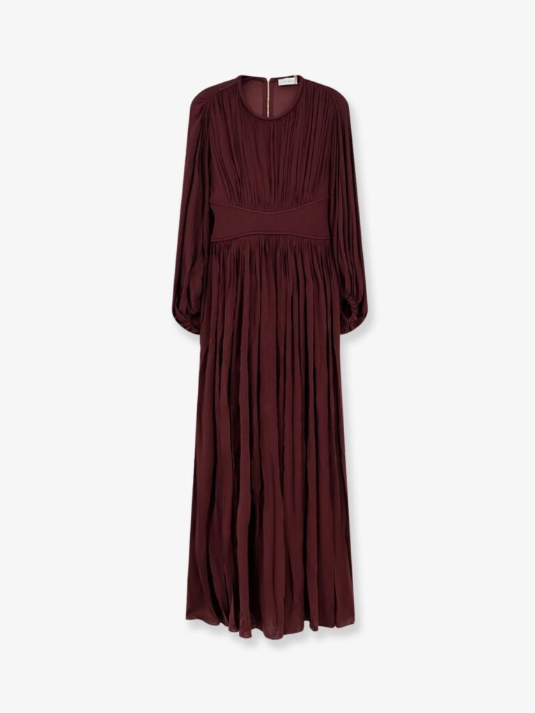 Luna Billow stretch viscose long dress