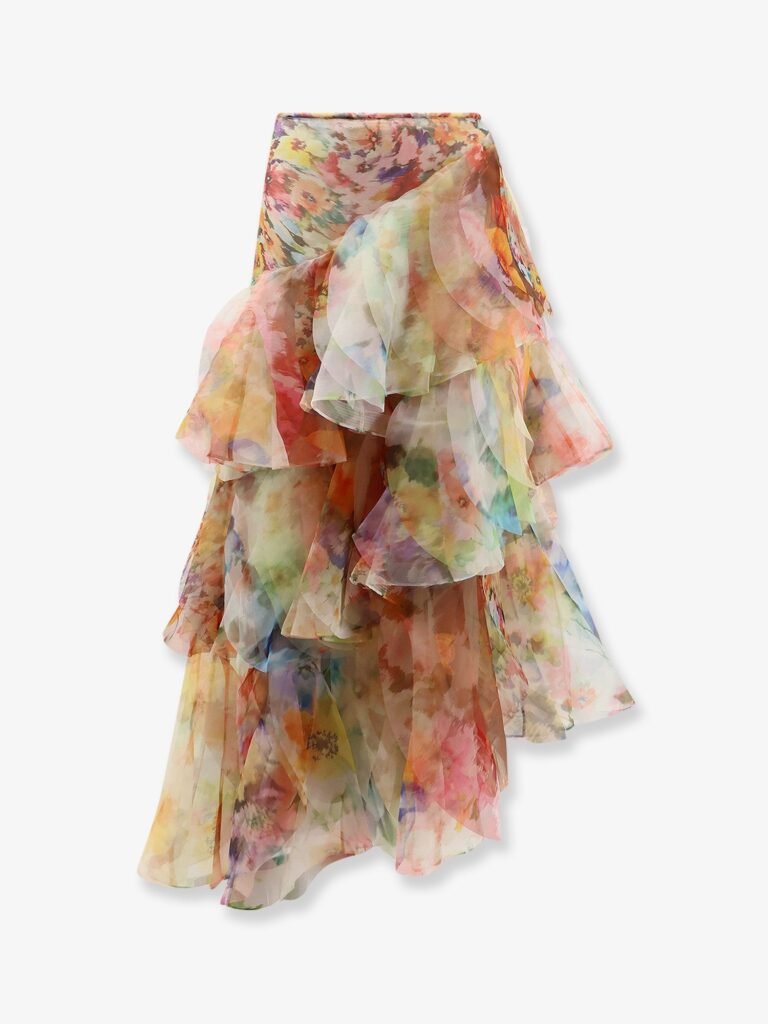 Luna Fanned Maxi Skirt