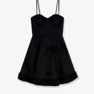 Luna linen and silk blend mini dress