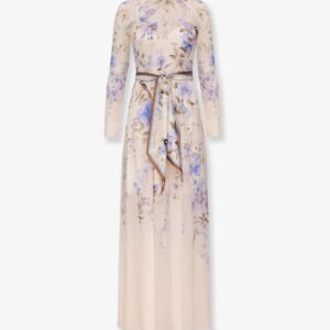 Luna viscose dress with floral print