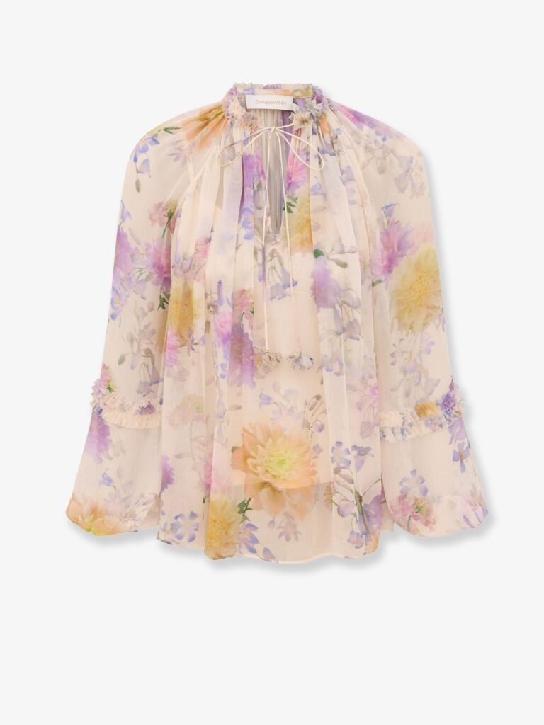 Luna viscose shirt with floral print