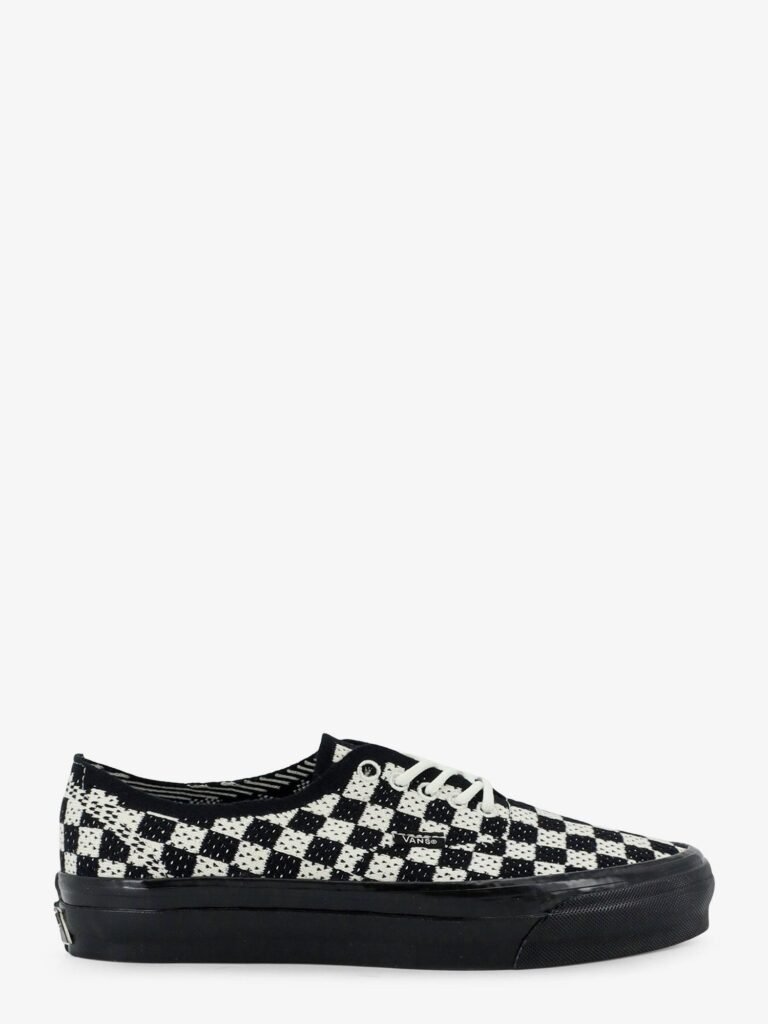 LX Authentic 44 fabric sneakers with a checkerboard pattern
