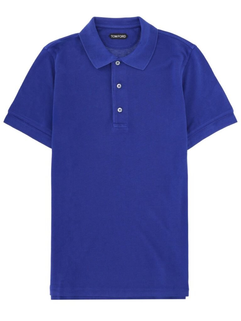 LYOCELL AND COTTON POLO SHIRT