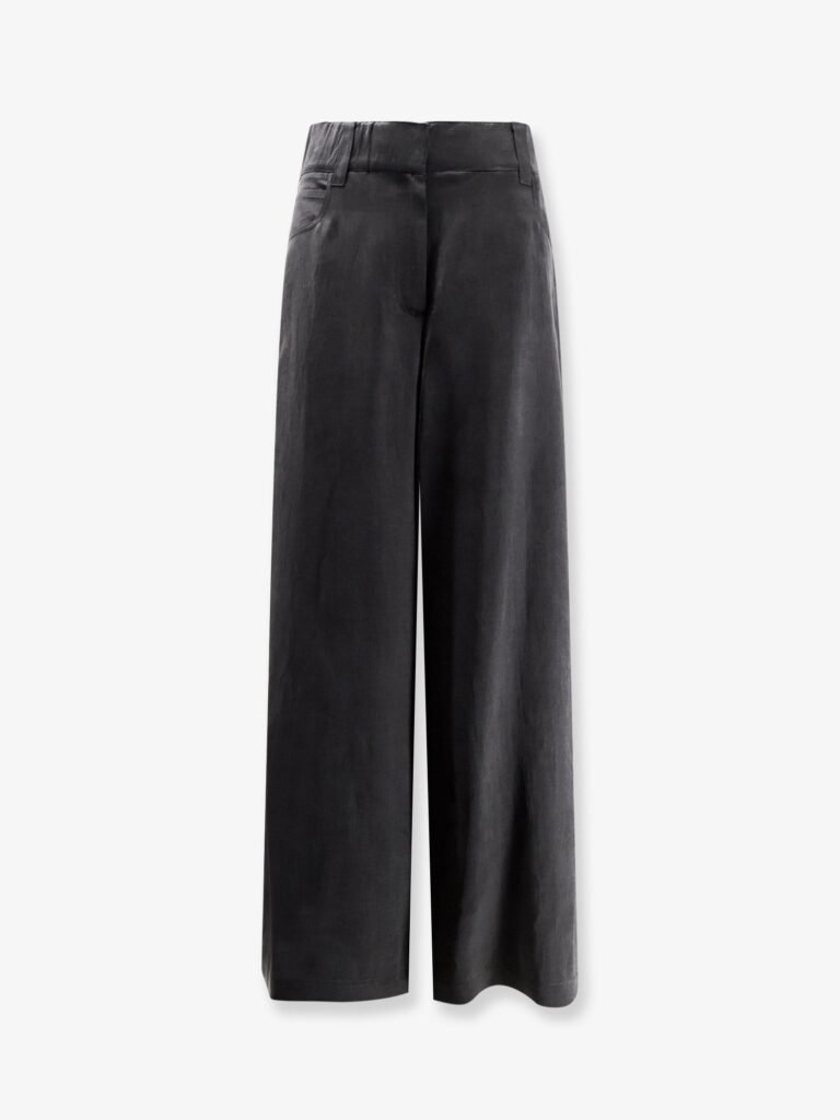 Lyocell and cotton trousers