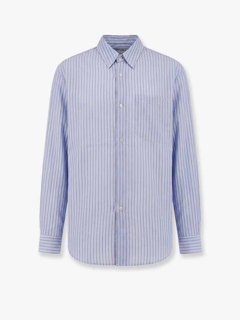 Lyocell shirt with striped motif