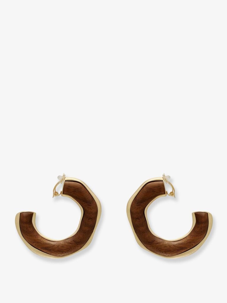 Madeira natural wood earrings
