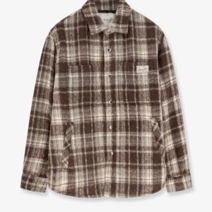 Madras pattern flannel jacket