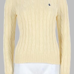 MAGLIA A TRECCE CON LOGO