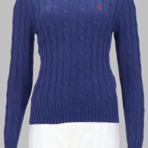 MAGLIA A TRECCE CON LOGO