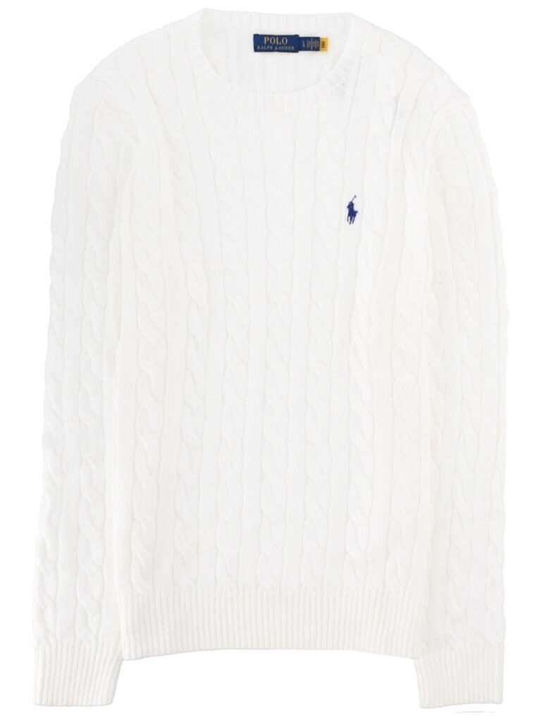 MAGLIA A TRECCE CON LOGO