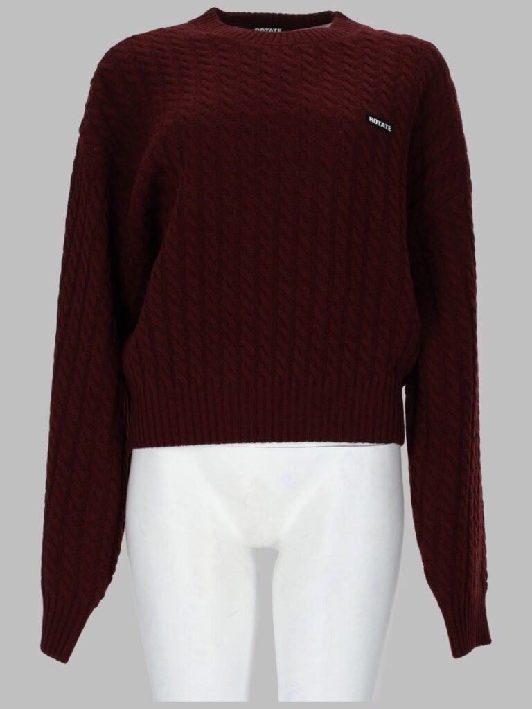 MAGLIA A TRECCE IN LANA E CASHMERE