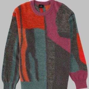 MAGLIA CON MOTIVO FLOREALE GLITCH