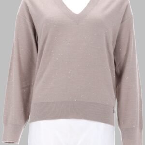 MAGLIA CON SCOLLO A V