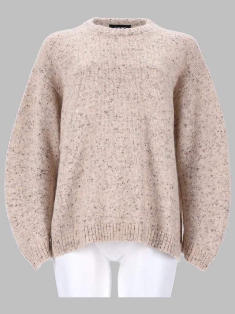 MAGLIA IN FILATO BOTTONATO CON LUREX