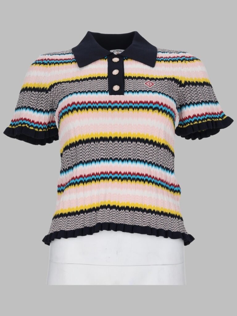 MAGLIA POLO CON MOTIVO CHEVRON