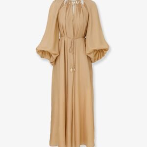 Mahon long silk dress