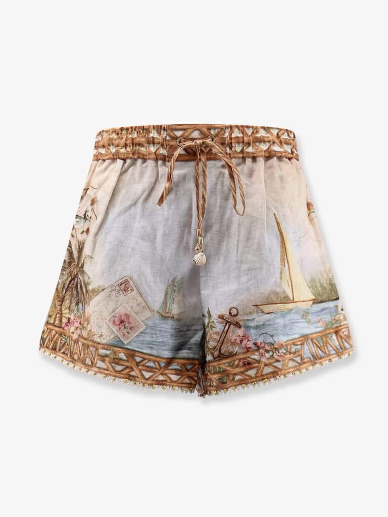 Mahon multicolor linen shorts