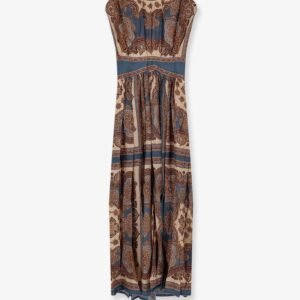 Mahon silk long dress