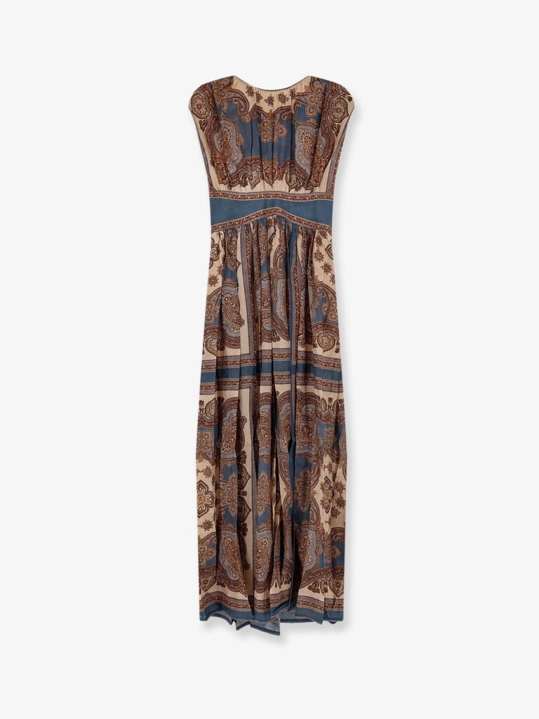 Mahon silk long dress