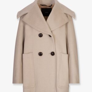 Mario double-breasted cashmere coat