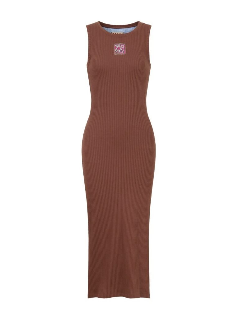 "MARNI FRAME" LOGO MIDI DRESS