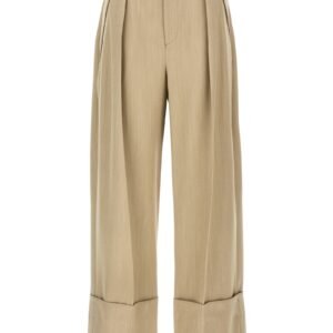 Maxi turn-up pants