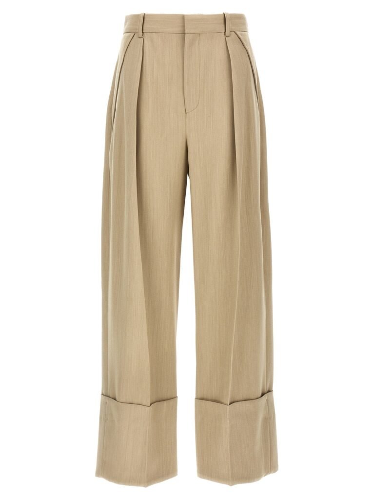Maxi turn-up pants