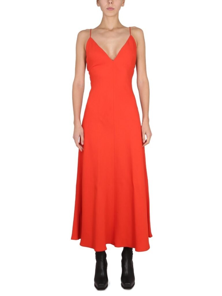 MAXI V-NECK DRESS