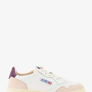 Medalist leather and suede sneakers