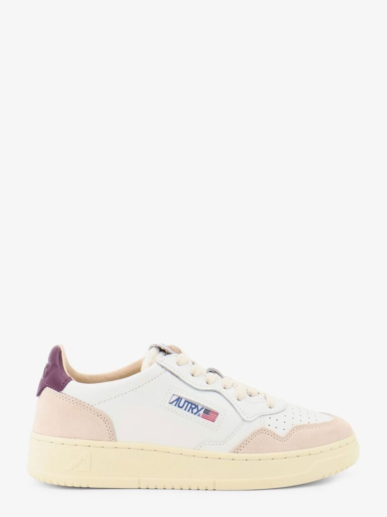 Medalist leather and suede sneakers