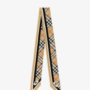 Medium Check silk bandeau