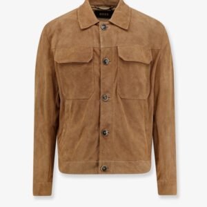 Merfo perforated suede jacket
