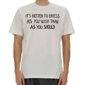 "MESSAGE PRINT" T-SHIRT
