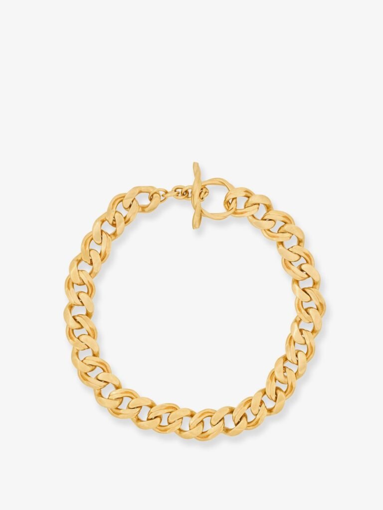 Metal choker necklace
