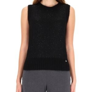 METALLIC EFFECT SEQUINED VEST