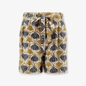 Metello multicolor silk shorts
