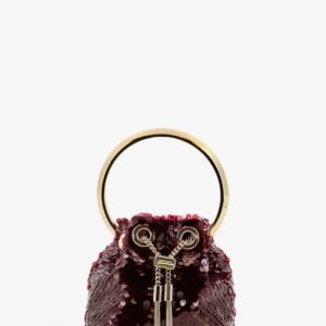 Micro BonBon crossbody bag with all-over sequins