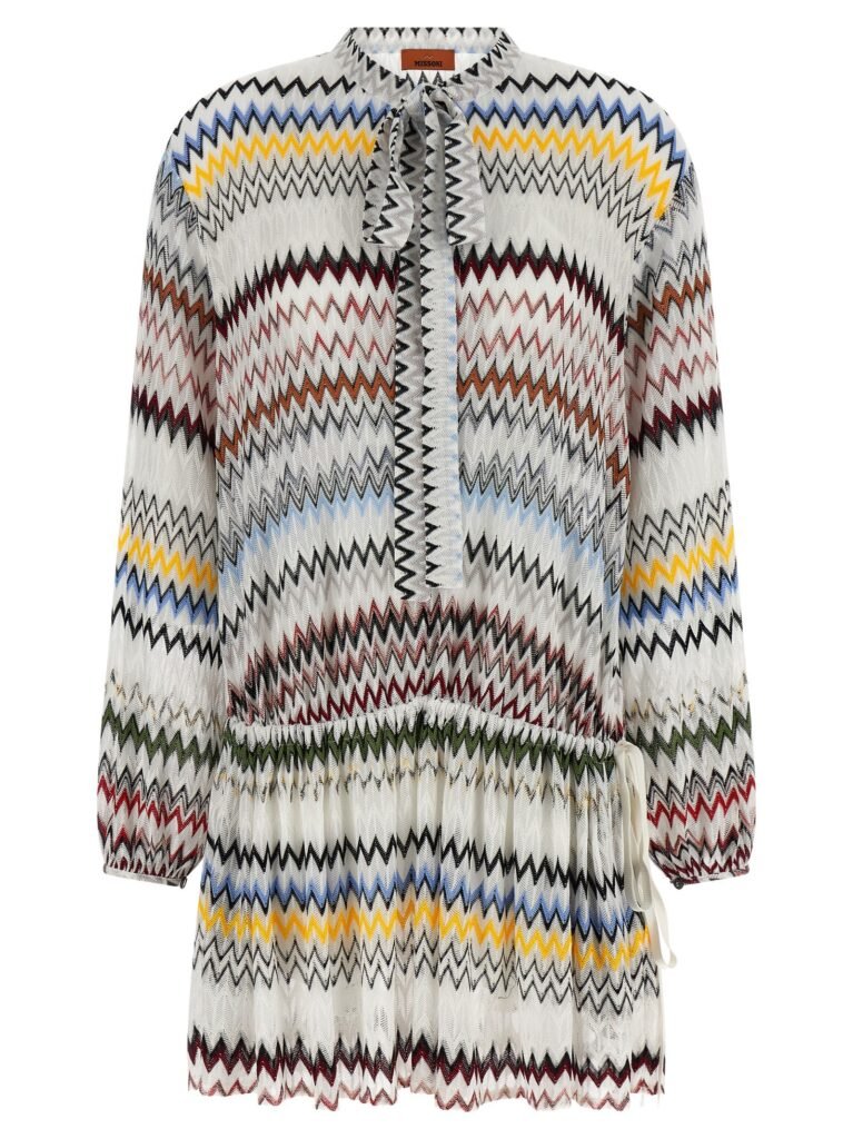 Micro chevron dress