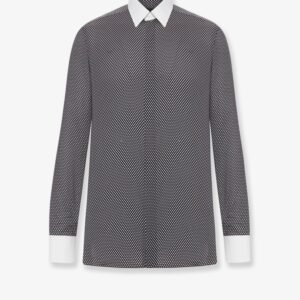 Microfantasy cotton shirt